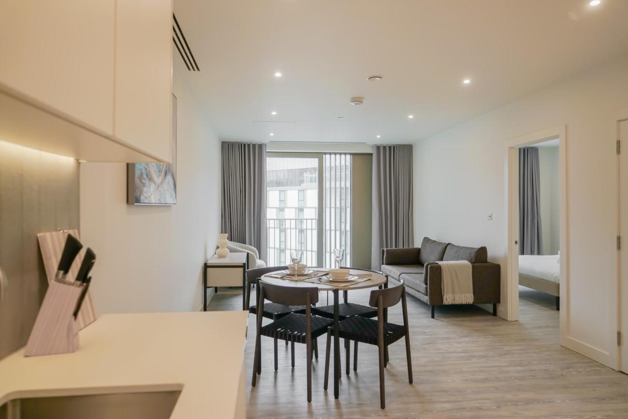 Aparthotel Coppermaker Square In Stratford London Exterior foto